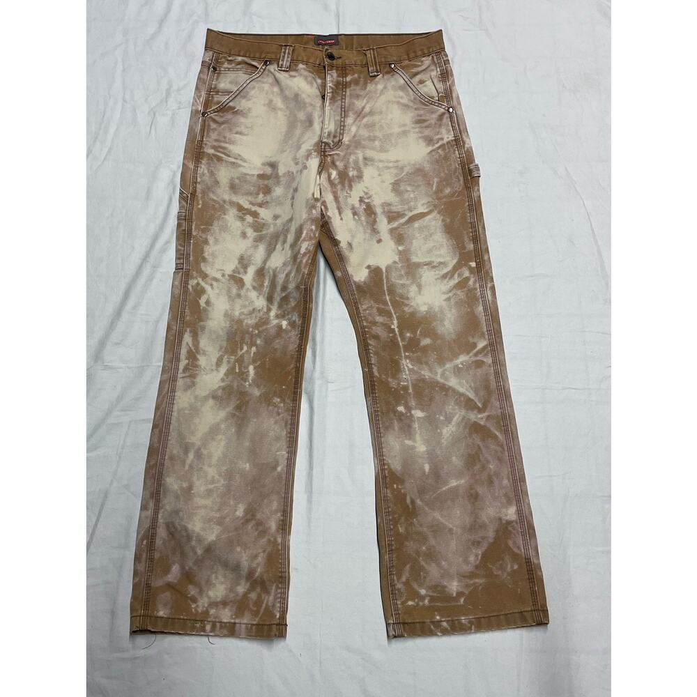 craftsman Carpenter Denim Jeans Baggy Men’s Size 36x34 Color Terracotta